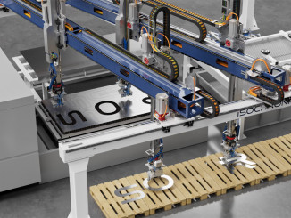 Die Roboter zum Greifen und Sortieren von Isochronic verstärken künftig das Angebot von Bystronic. © Bystronic
