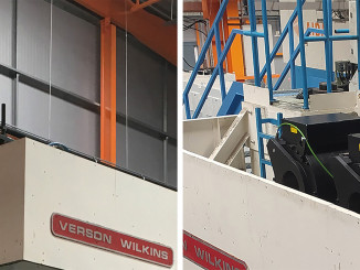 Bei der Umrüstung einer Schwungradpresse auf Servoantriebstechnik entfallen Komponenten wie Kupplung, Bremsen oder Keilriemen. © Baumüller